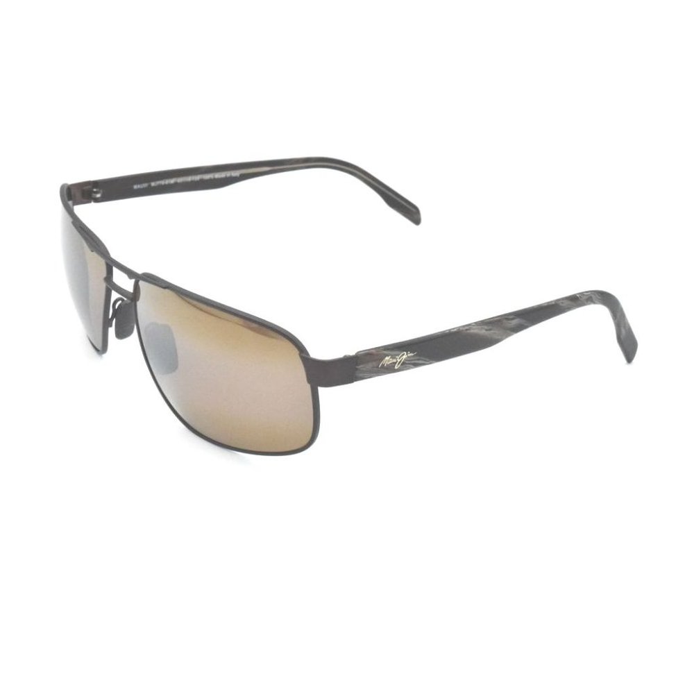 Maui Jim Whitehaven MJ776-01M Satin Chocolate / HCL Bronze Polarized Lenses